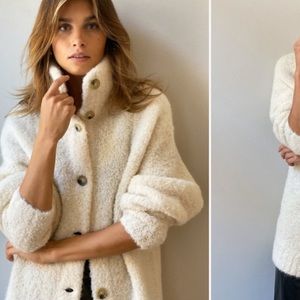 Aritzia Wilfred Oversized Alpaca Cardigan